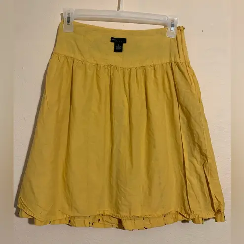 Grace Elements  odille 100% cotton embroidered Mid-length skirt Sz 4 - Image 7