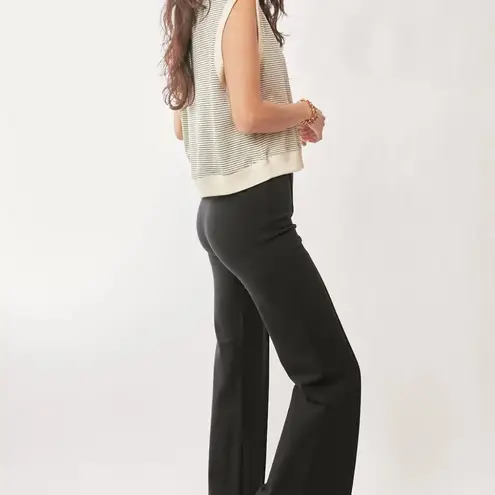 Davi & Dani Davi & Dani French Terry Boxy Fit Striped Sweater Vest