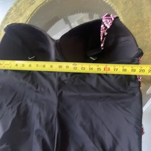 Swimsuits for all power suit swimdress one piece skirted size 24 Black