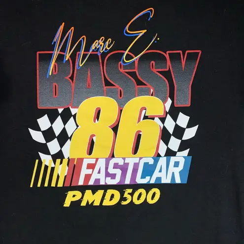Marc E. Bassy 86 Fastcar PMD 500 graphic tshirt size Large Black
