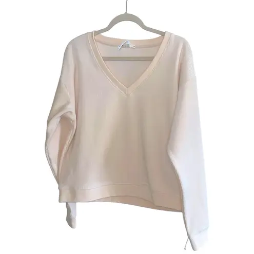 Marine layer NWOT- Velour Corduroy V-Neck Sweatshirt- Size M