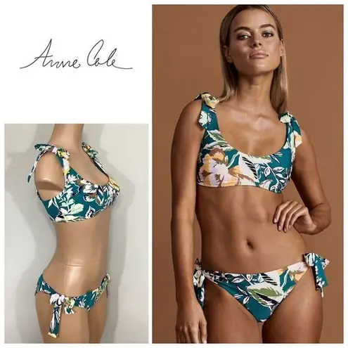 Anne cole New.  floral bikini set. Retails $149 size medium