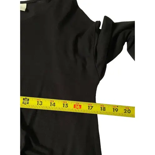 St. Tropez West Black Long Sleeve Dress Women Size Medium | 25-22