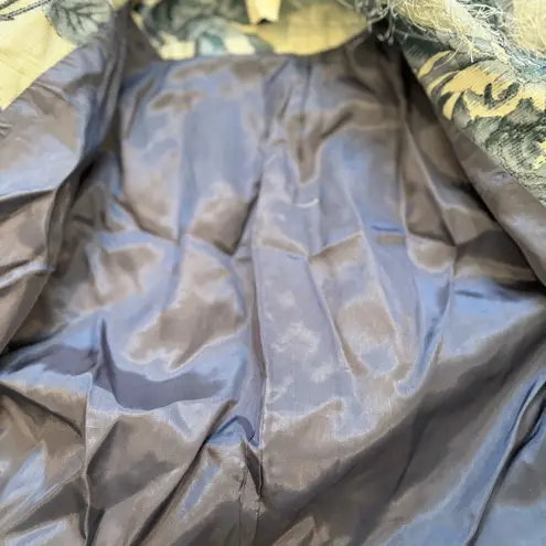 Vintage 90’s Rare Mesmerize Fuzzy Long Eyelash Zip Front Crop Top/Jacket, Sz S Blue