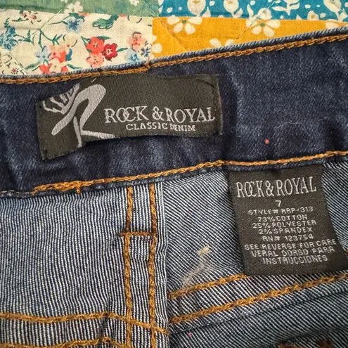 Rock & Royal Size 7 Skinny Jeans Blue