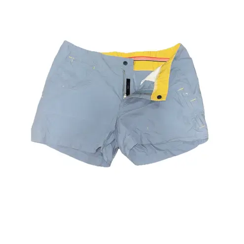 R.E.I. WOMEN'S Powder Blue Shorts Sz 6 Waist 30 Snap Zip Close 6 Pocket