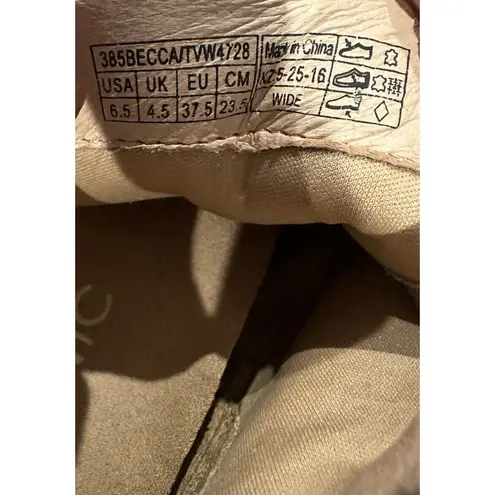 Vionic Elevated Becca Wedge Suede Weather-resistant Bootie Light Tan US 6.5