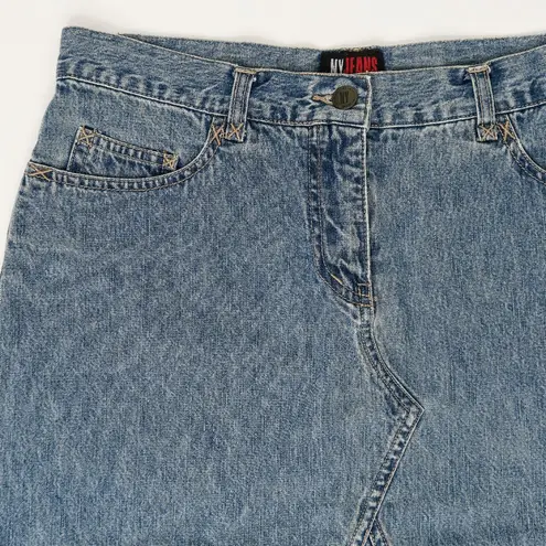 Vintage 90s New York Jeans Denim Skirt Blue Size M