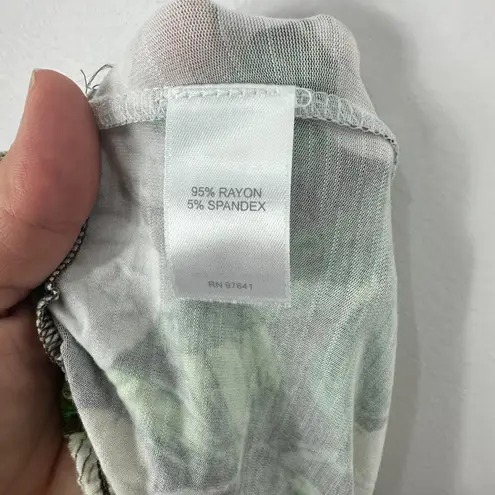 J.Jill Skirt Womens L Brown Green Floral Boho Elastic Waist Resort Vacay Summer Size L