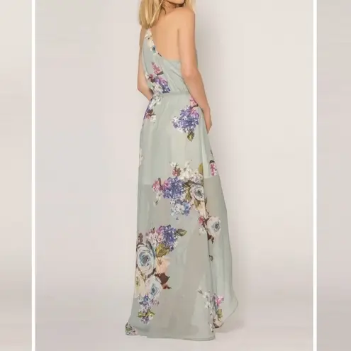 Lavender Brown NWT Pink Racerback Wrap Maxi Dress