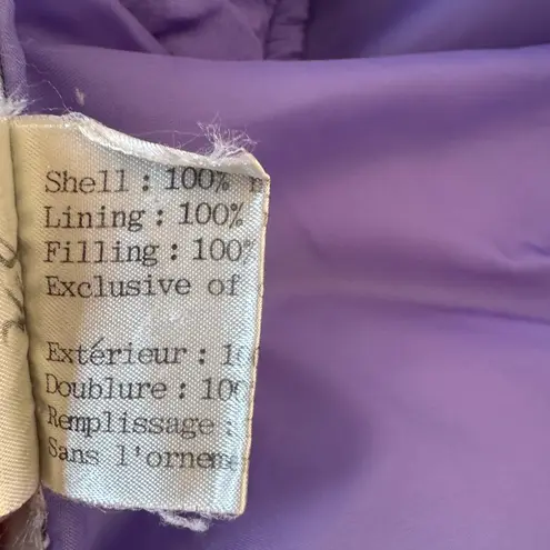 Vintage ‘80s Skyr Purple Full Zip Insulated Puffer Ski Jacket Size 10