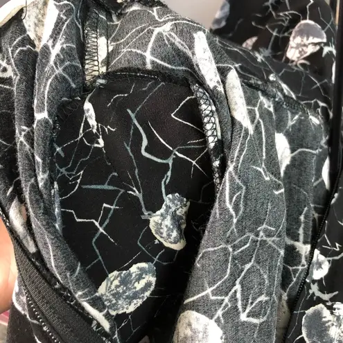 Vintage California Visionz Belted Jumpsuit Black Print Belt Set Size L