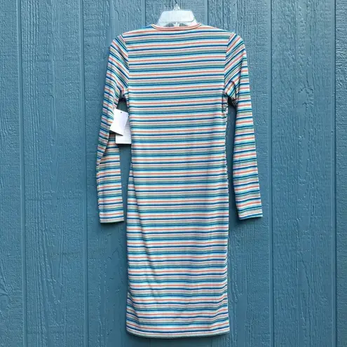 Velvet Torch NWT LA Striped Long Sleeve Dress M