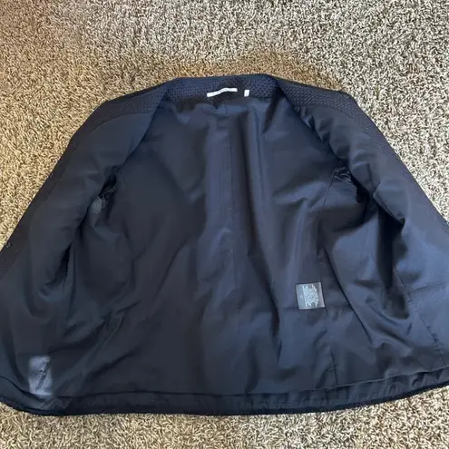 T Tahari Black Three Quarter Length Dress Jacket in Women's Size Small