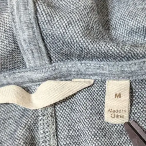 Soft Surroundings Hooded Sweater Womens Medium Leopard Print Cozy Layer Jacket