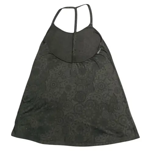 Hurley  Nike Dri-Fit Floral Gray Racerback Dress Size Large Athleisure‎ Gym Style