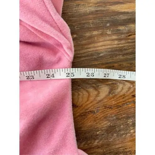 Vanity Fair VTG Women's Velour Type Wrap Tie Bathrobe Pink Large
