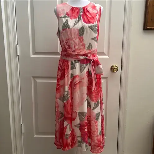 Eliza J  Floral Summer Dress Roses Rose Pattern Floral Wedding Summer Shower