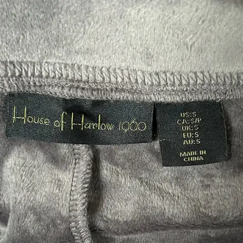 Revolve House of Harlow 1960 Gray Velour Athleisure Jogger Pants Women’s Small