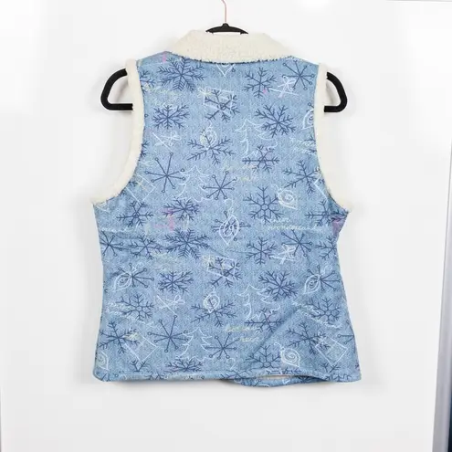 Christopher & Banks Faux Shearling Holiday Vest