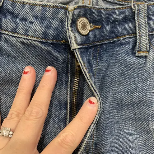 KanCan Sz 9 28 Jean Distressed Holes Busted Knees High Rise Waist Denim Women’s Blue