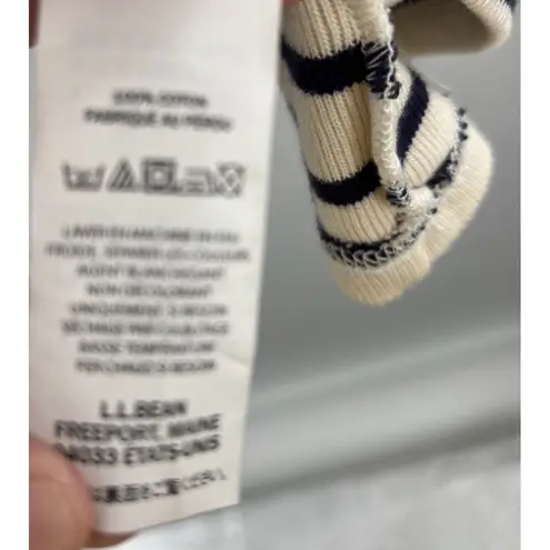 LL BEAN Womens XLp Tunic Top Striped 3/4 Sleeve Lightweight Sweater Size undefined