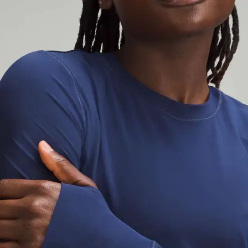 Lululemon  UV Protection Fold-Over Running Long-Sleeve Shirt
Night Sea