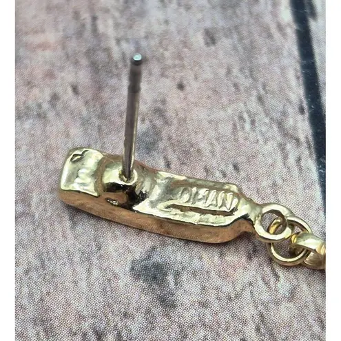 Monet Lot of 2 Dainty Earrings Cream Stud Flowers & Oman Drop Pearl & Rhinestone