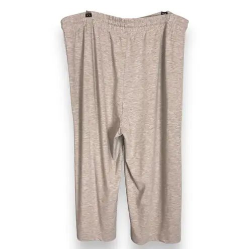 Aritzia Wilfred Free Sweatpants Cropped Wide Leg Straight Beige Women XL Pants Tan