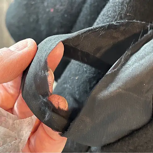 346 Brooks Brothers Black Wool Cashmere Blend Peacoat Coat Size Medium Preppy