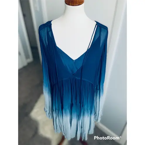 Young Fabulous and Broke  Blue  Ombré Mini Dress