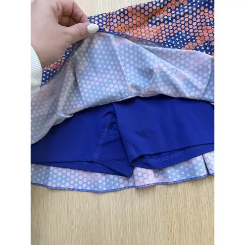 Lucky In Love Reflex Stitch Down Shine Print Tiered Skirt Skort Sz M Xx1345 Size M