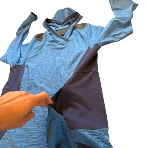 Pearl Izumi Flash Pullover Hoodie Womens Large Blue