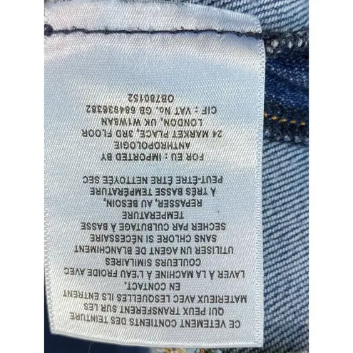 Pilcro and the Letterpress Jeans Womens 26 High-Rise Denim Legging Blue Stretch