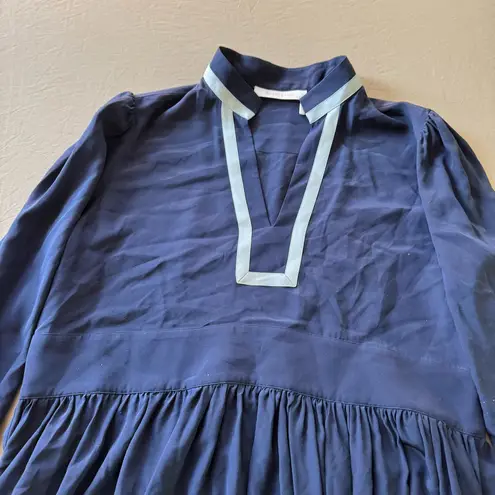 See By Chloe SEE BY CHLOÉ Satin-Trimmed Silk-Crepe Midi Dress