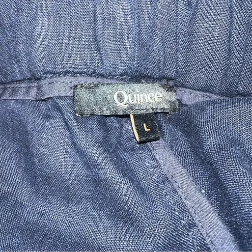 Quince Womens European 100% Linen Pants Size L Sustainable Hypoallergenic
