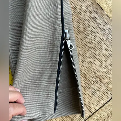 Balenciaga Cotton Moto-Style Skinny Pants, Sz 36 EUC