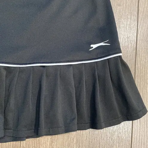 Slazenger  14” Black Pleated Golf Skirt Size Small