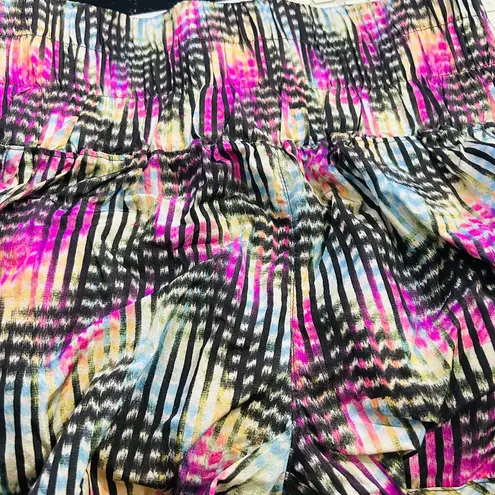 Free People  The Way Home Euphoria Print Shorts Black Multi NWOT Size Small $40 - Image 7