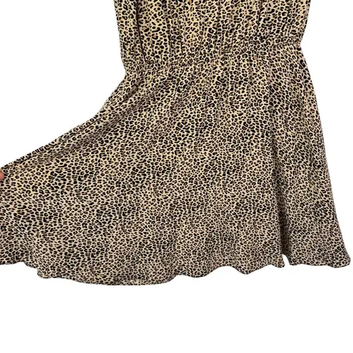 Zadig & Voltaire ZADIG & VOLTAIRE Womens SMALL Russel Print Leo Dress Leopard Cheetah Mini Dress