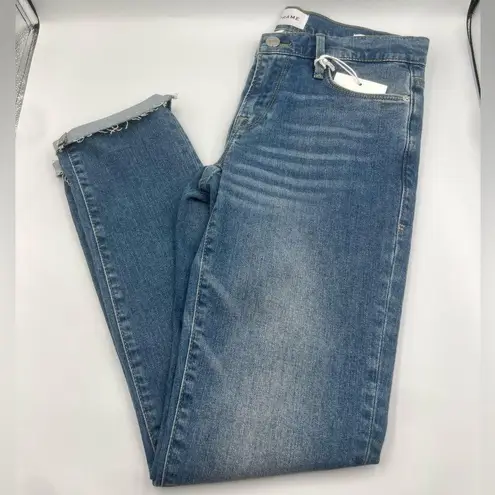 frame denim FRAME Le Garcon Cuffed Raw Hem Boyfriend Jeans