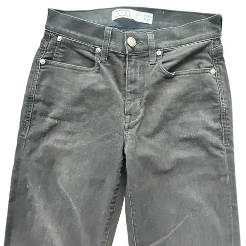 AYR The Chiller Black Eclipse Jeans Skinny Raw Hem Size W27 L28