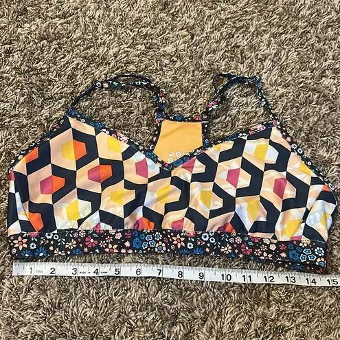 JoyLab Printed Floral Sports Bra XXL