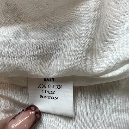 Sundae Muse Gracie Dress Floral Print Size 8 V Neck Mini Open Back Tie Ruffle