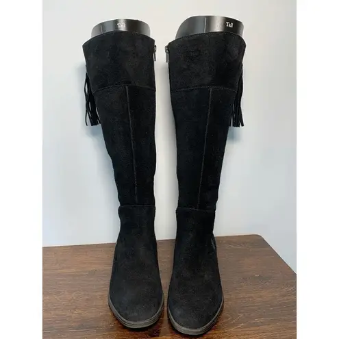 Naturalizer Womens Knee High Demi Boots Black Size 7