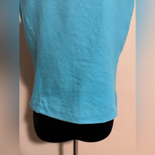 Jessica Howard EUC Blue and White Star Embroidered Fully Lined Tank Size 10