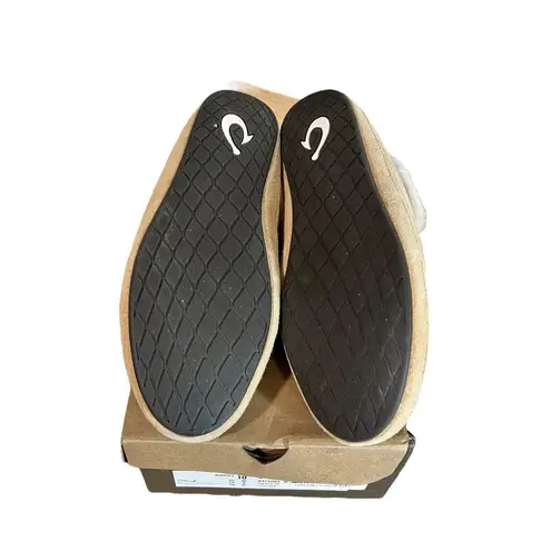 Olukai Women's Size 10 Ku’Una Slippers Golden Sand NWT