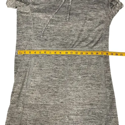 90 Degrees by Reflex Women's Hoodie Sweater Dress Gray Size M Pockets Size M