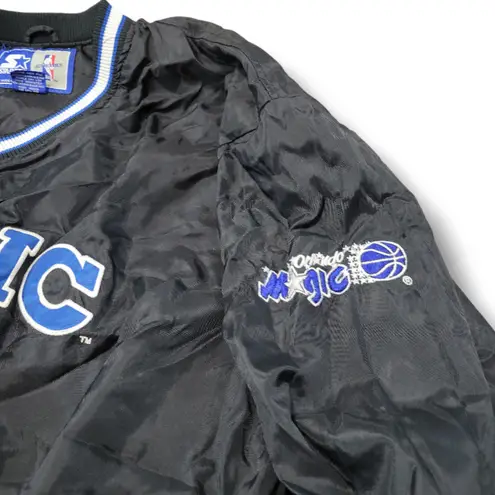 Starter Vintage Jacket Size XL Orlando Magic NBA Basketball Pullover Jacket Flaw