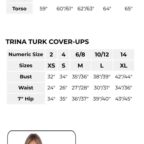 Trina Turk  Women’s Standard Vivid Vista Swim Tunic S Retro Groovy Summer Resort